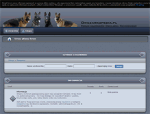 Tablet Screenshot of forum.owczarkopedia.pl